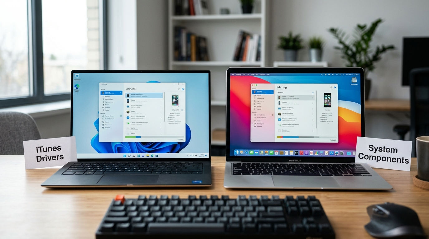 爱思助手电脑版 Windows 版和 Mac 版系统要求对比