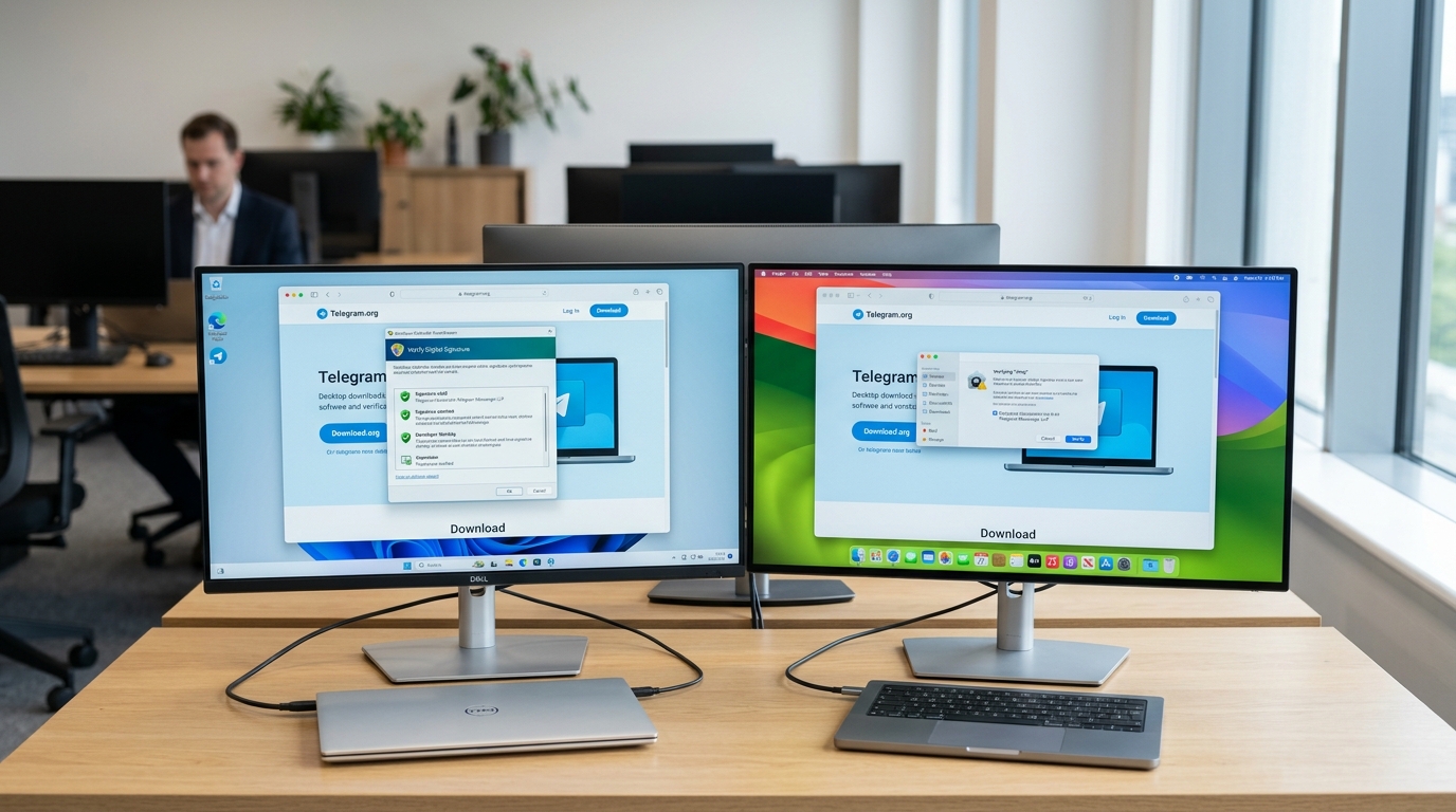 telegram电脑版在Windows和macOS下载安装步骤
