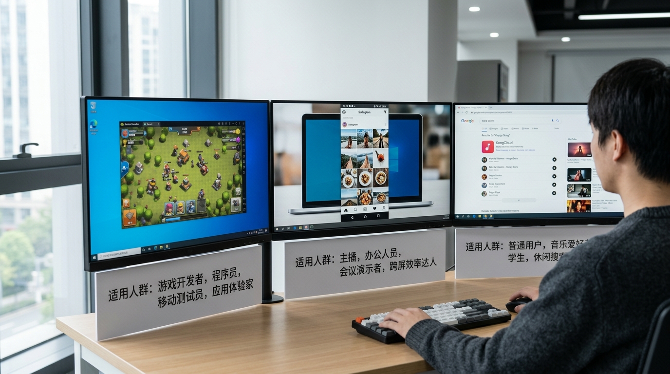 汽水音乐电脑版三种使用方式对比图