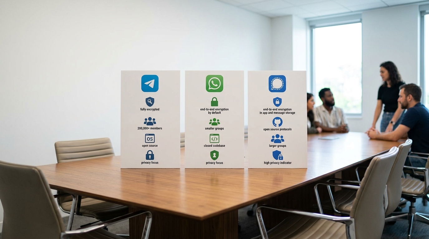 telegram下载与 WhatsApp、Signal 加密和隐私对比