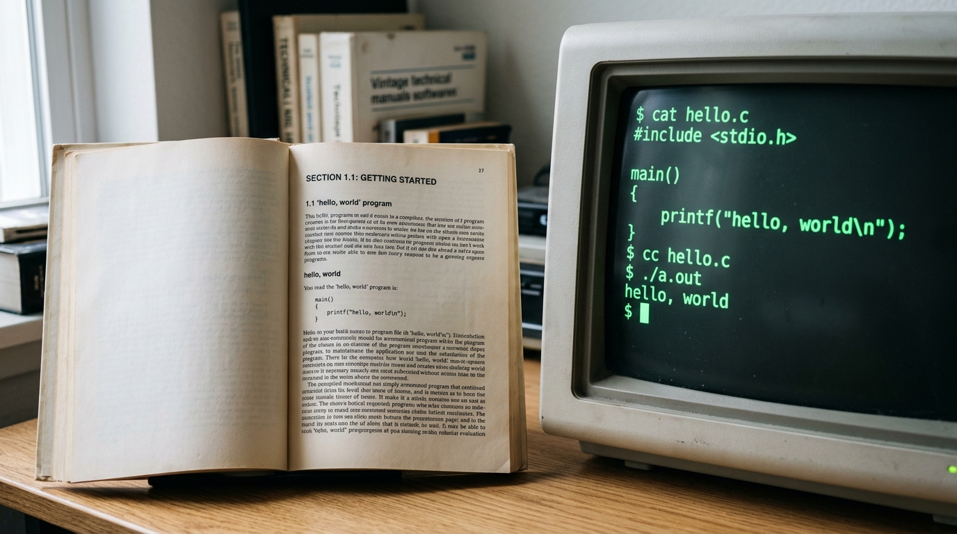 hello world 翻译起源 Kernighan Ritchie C语言