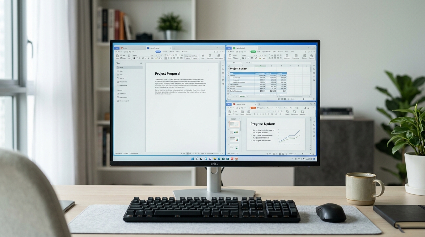 WPS Office 办公软件文字表格演示三大模块界面截图