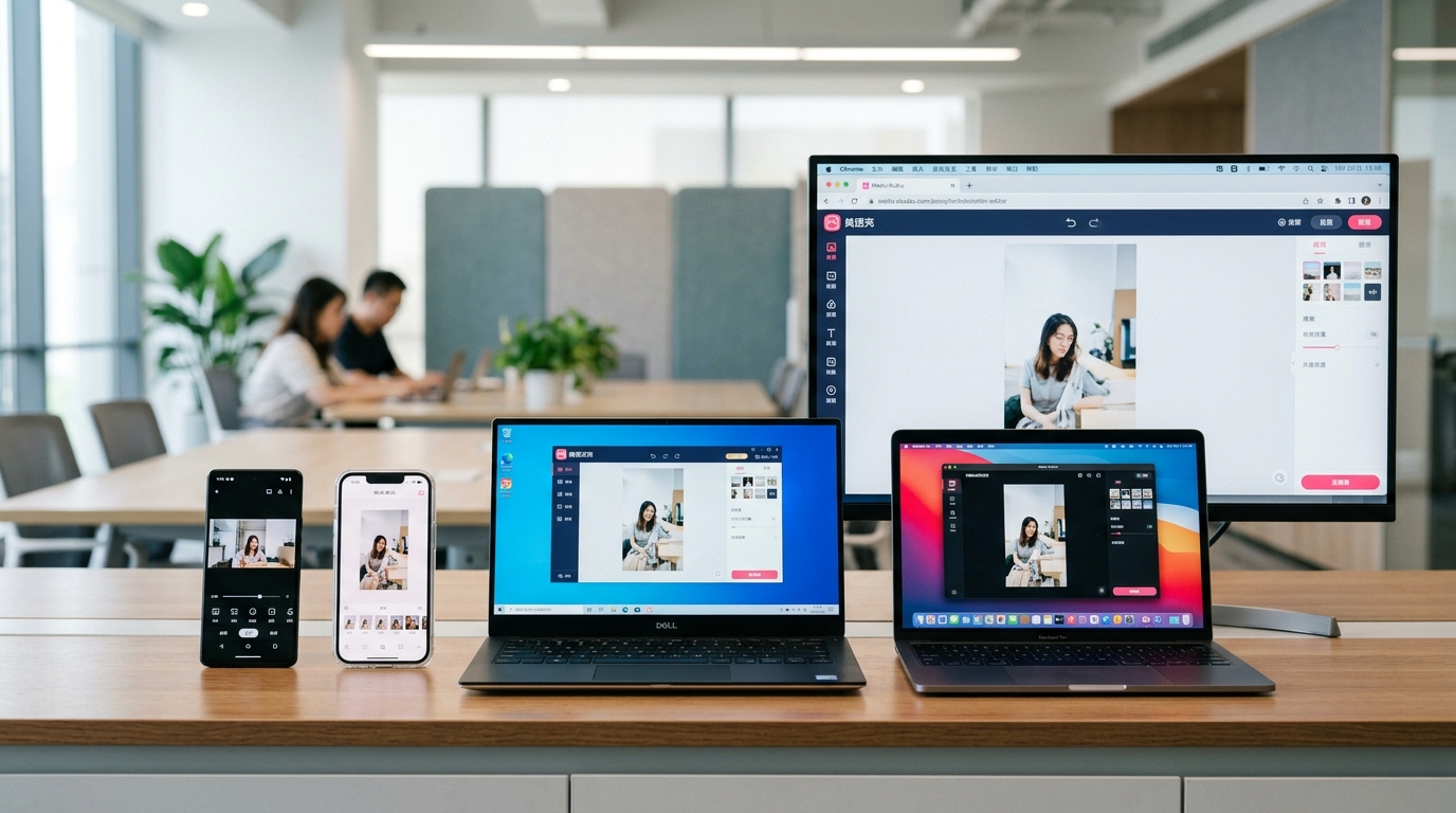 美图秀秀下载支持的五大平台版本对比